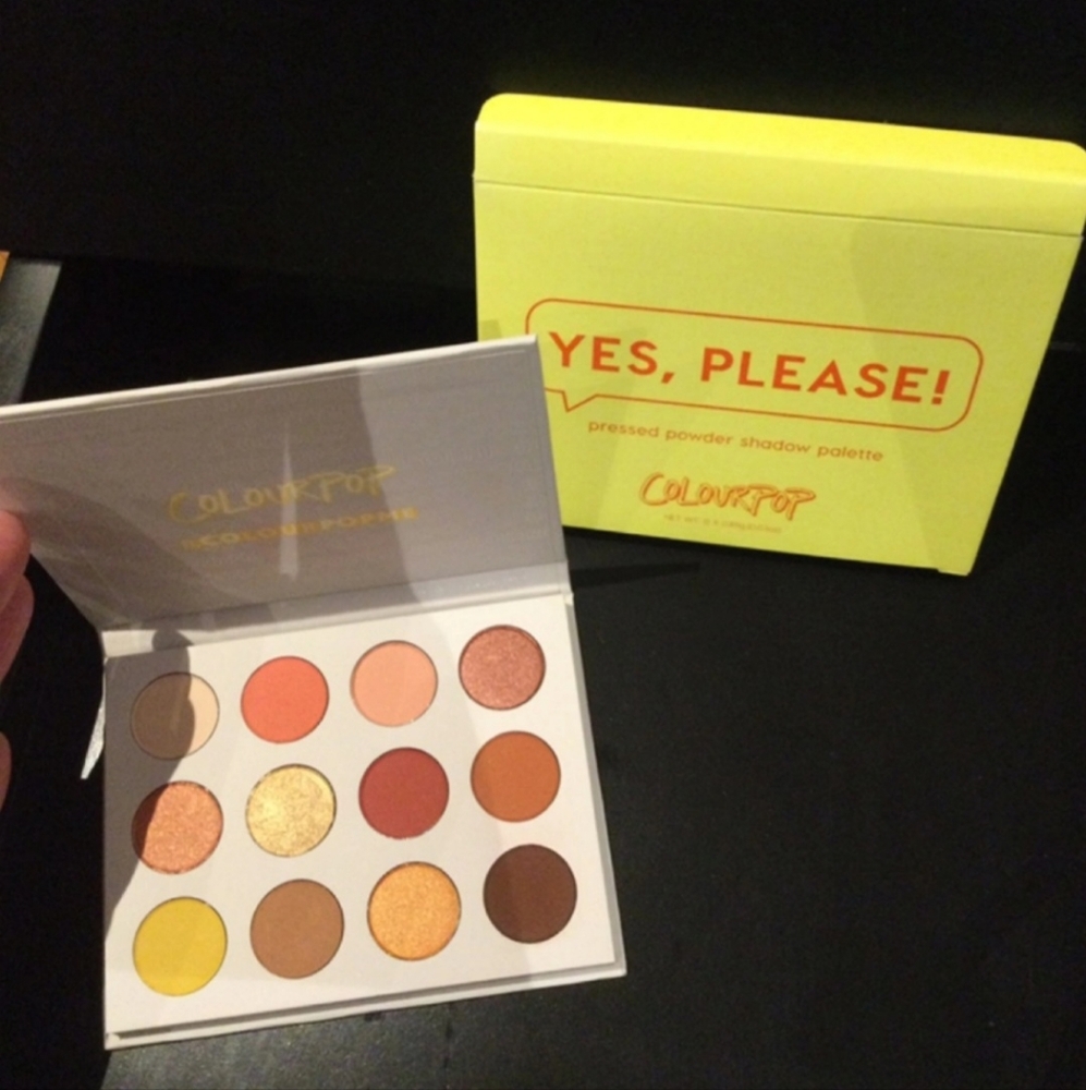ColourPop- Pressed Powder Shadow Pallette- Yes Please!